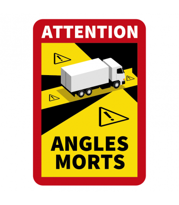 Pack1 ADHESIVOS SEÑALIZACION ANGULOS MUERTOS, ANGLES MORTS